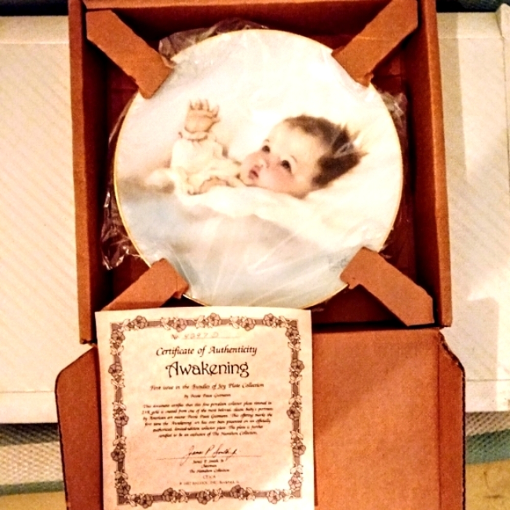 "Awakening" plate Hamilton Collection